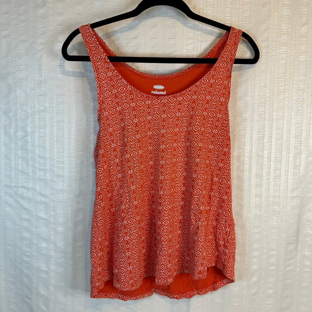 Old Navy Relaxed Patterned Tank Top Petite Sz Small